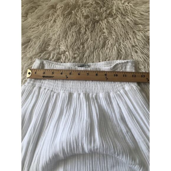 American Eagle White Two Piece Crop Top Maxi Skirt Matching Set Size Small H1 - Picture 3 of 11